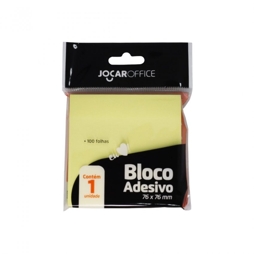 Bloco Adesivo para Recado Jocar - 76mm X 76 mm